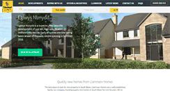 Desktop Screenshot of llanmoor-homes.com